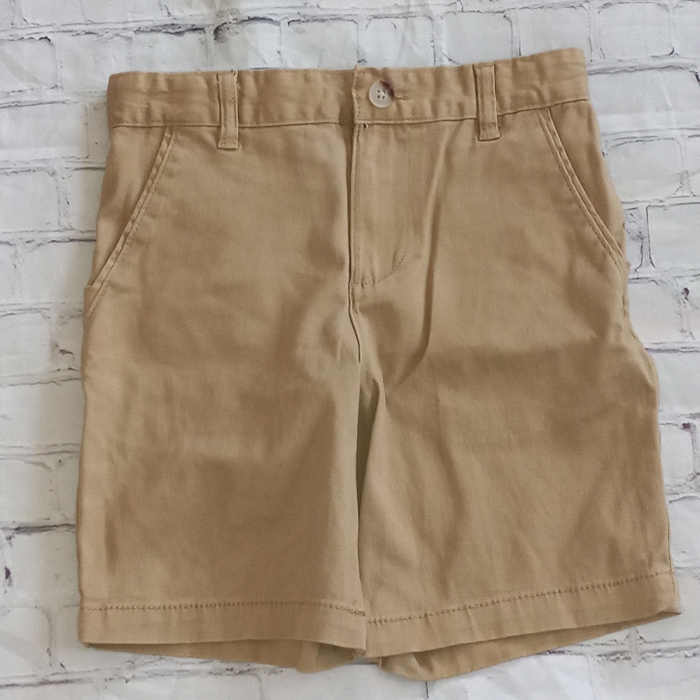 NWOT Boys 10 Wonder Nation Button Waist Tan Khaki Shorts